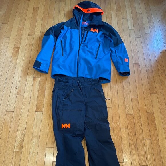 Helly Hansen Mens L Straightline Jacket and SOGN Pants - Picture 1 of 6